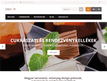 Tablet Screenshot of creaform.hu