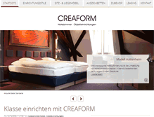 Tablet Screenshot of creaform.de